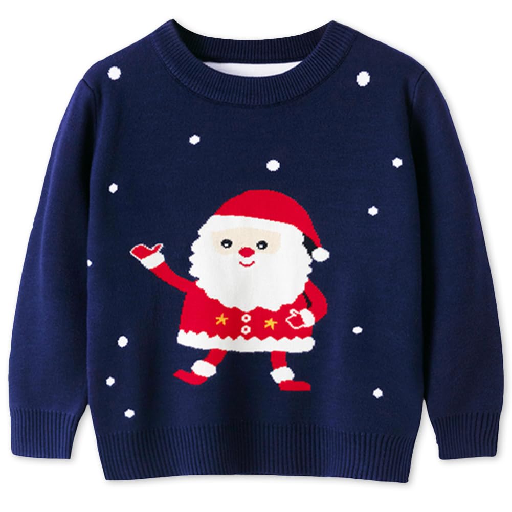 Remimi Kids Christmas Sweater for Toddler Girls Boys Holiday Pullover Top