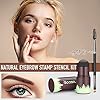 GOOSEL-Eyebrow-Stamp-Stencil-Kit-One-Step-Brow-Stamp-Shaping-Kit-with-24-Reusable-Eyebrow-Stencils-and-1-Eyebrow-Tint-Brush-Waterproof-Women-Makeup-Tools-Brown GOOSEL Eyebrow Stamp Stencil Kit, One Step Brow Stamp Shaping Kit with 24 Reusable Eyebrow Stencils and 1 Eyebrow Brush, Waterproof Women Makeup Tools (Brown)