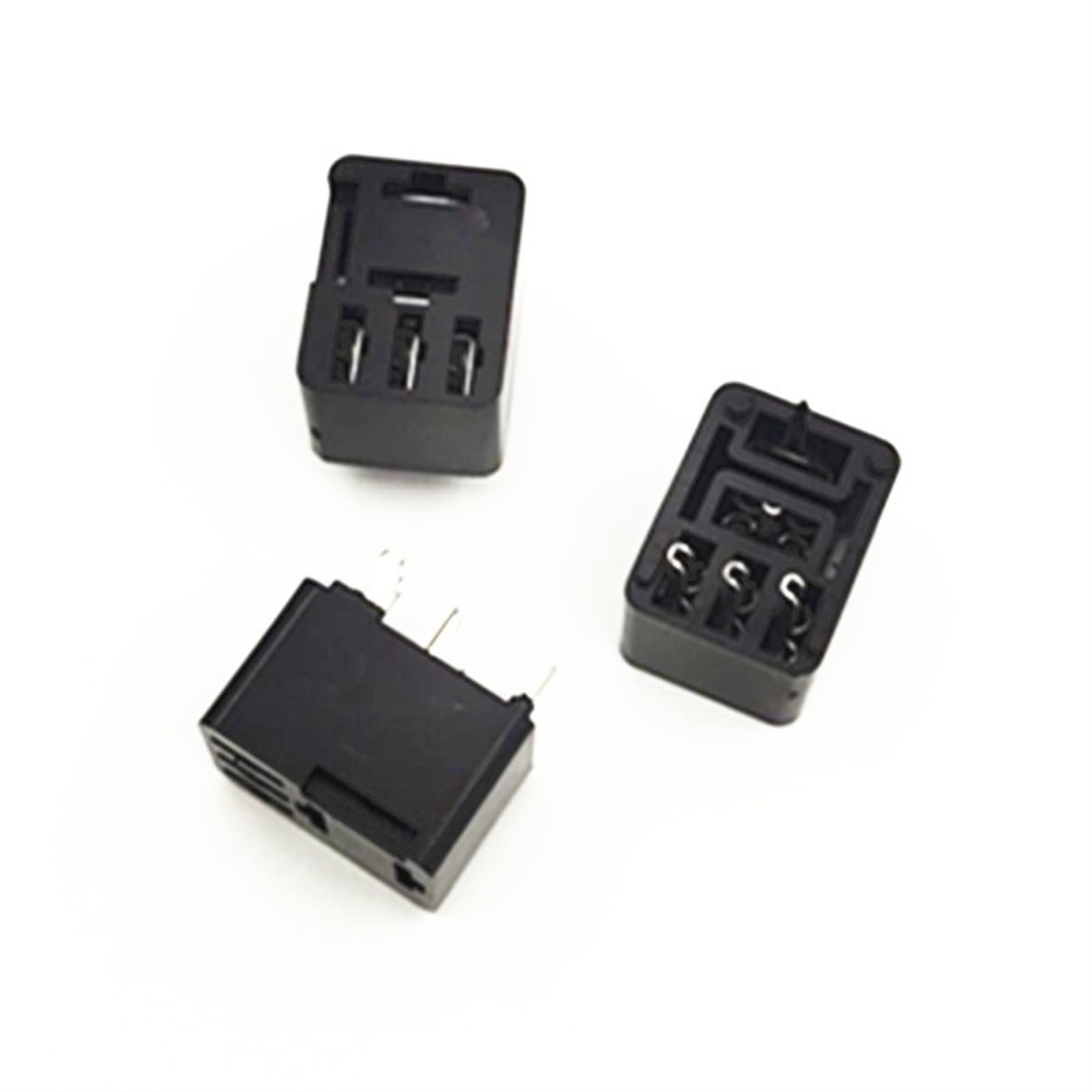 2 uds Suministros Uso doméstico o en Coche zócalo de relé PCB Tipo Soldadura V6 zócalo de Placa de Circuito (Size : Five Pin)