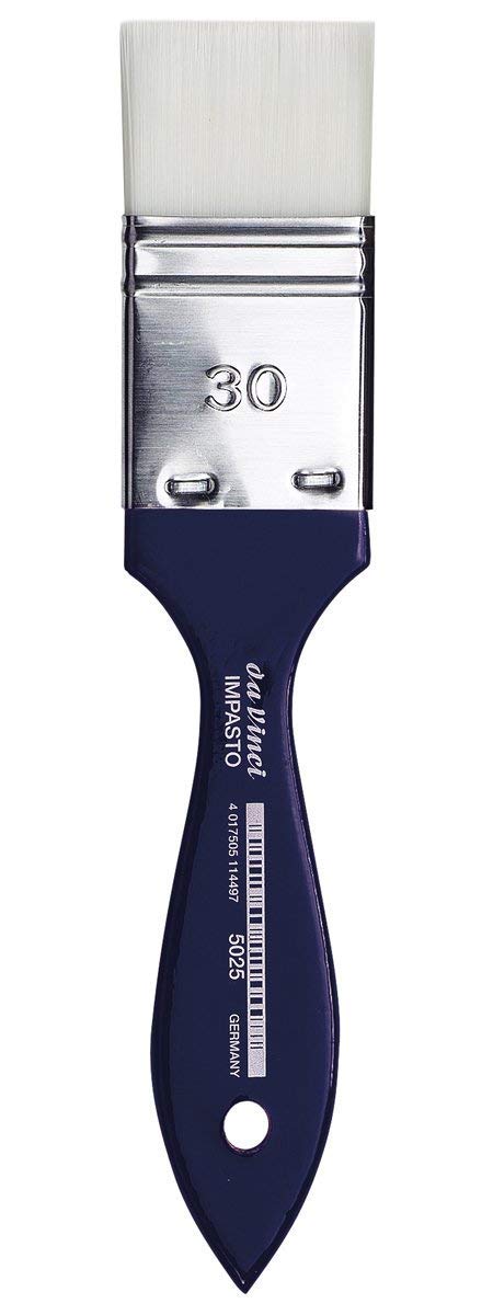 Da Vinci 5025 Series Mottler Brush, Synthetic Fiber, Blue, 15.5 x 3 x 30 cm