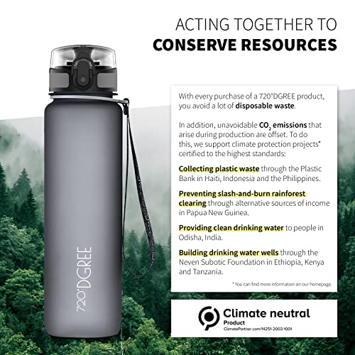Image of 720DGREE Replacement Lid for uberBottle - Grey, Size L for 650 ml, 1000ml & 1500 ml