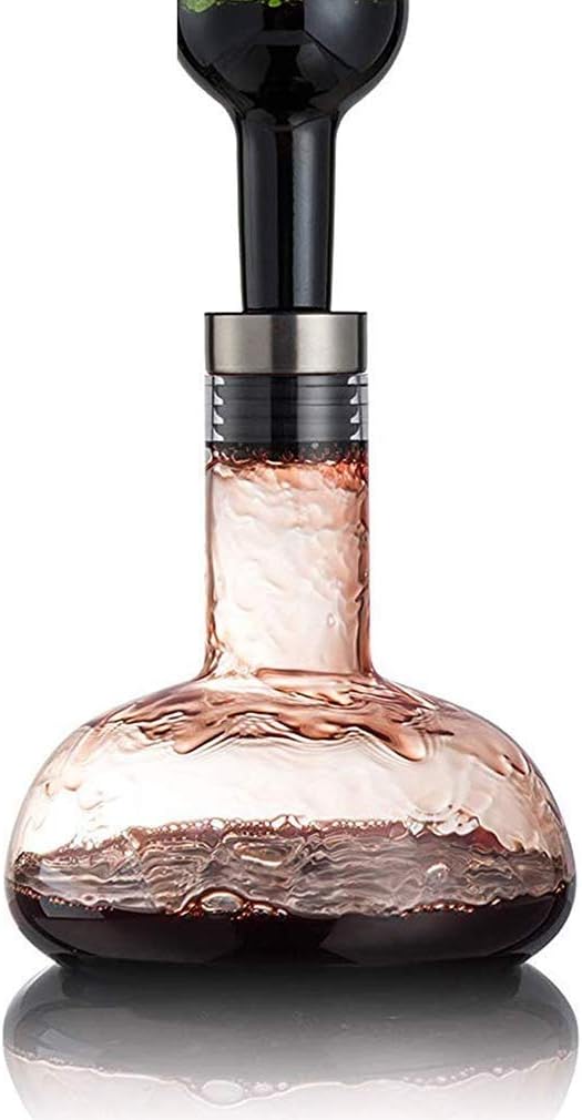 aeratore per vino con filtri a sughero