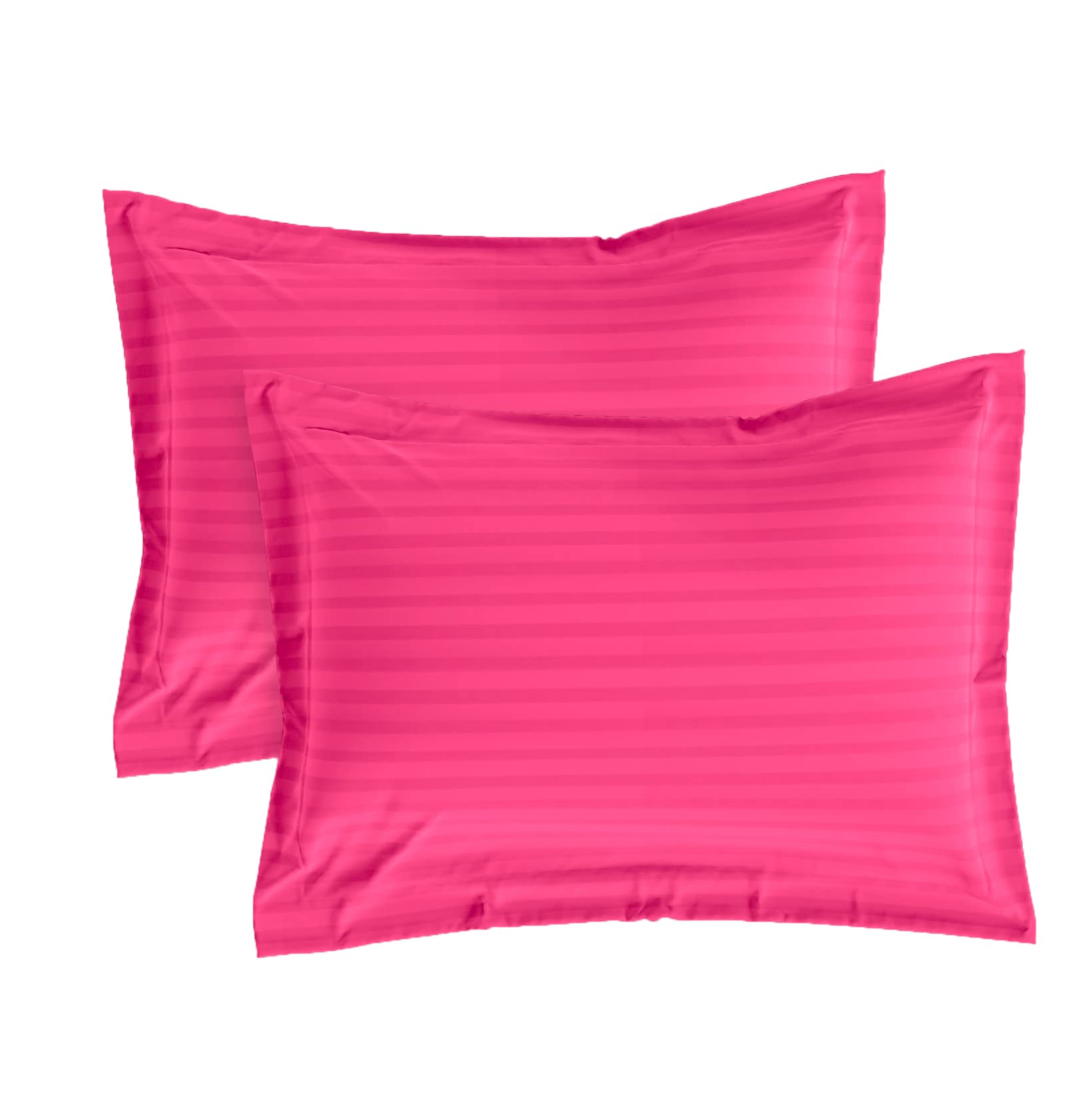AVI 210TC Soft Luxury Satin Stripe Cotton Pillow Covers Set of 2, Envelope Closure Pillow Cases, Breathable Hotel Quality Pillowcover (18x28 Inches, Pink) (B07798591C) Amazon Price History, Amazon Price Tracker