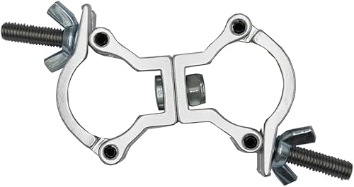 Miniatura 5 de Abrazadera de armadura de luces de escenario, abrazaderas de aluminio de 1-1/4 a 1-3/8 pulgadas, abrazaderas de iluminación de braguería/ganchos de