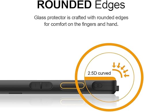 Miniatura 2 de Supershieldz Protector de pantalla de vidrio templado diseñado para Sonim XP10, antiarañazos, sin burbujas (paquete de 3)