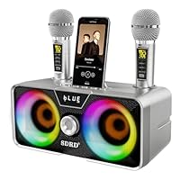 Sistema Karaoke Portatile Con 2 Microfoni Wireless - Cassa 30W, Luci LED, Ricaricabile, Per Feste - Foto 11