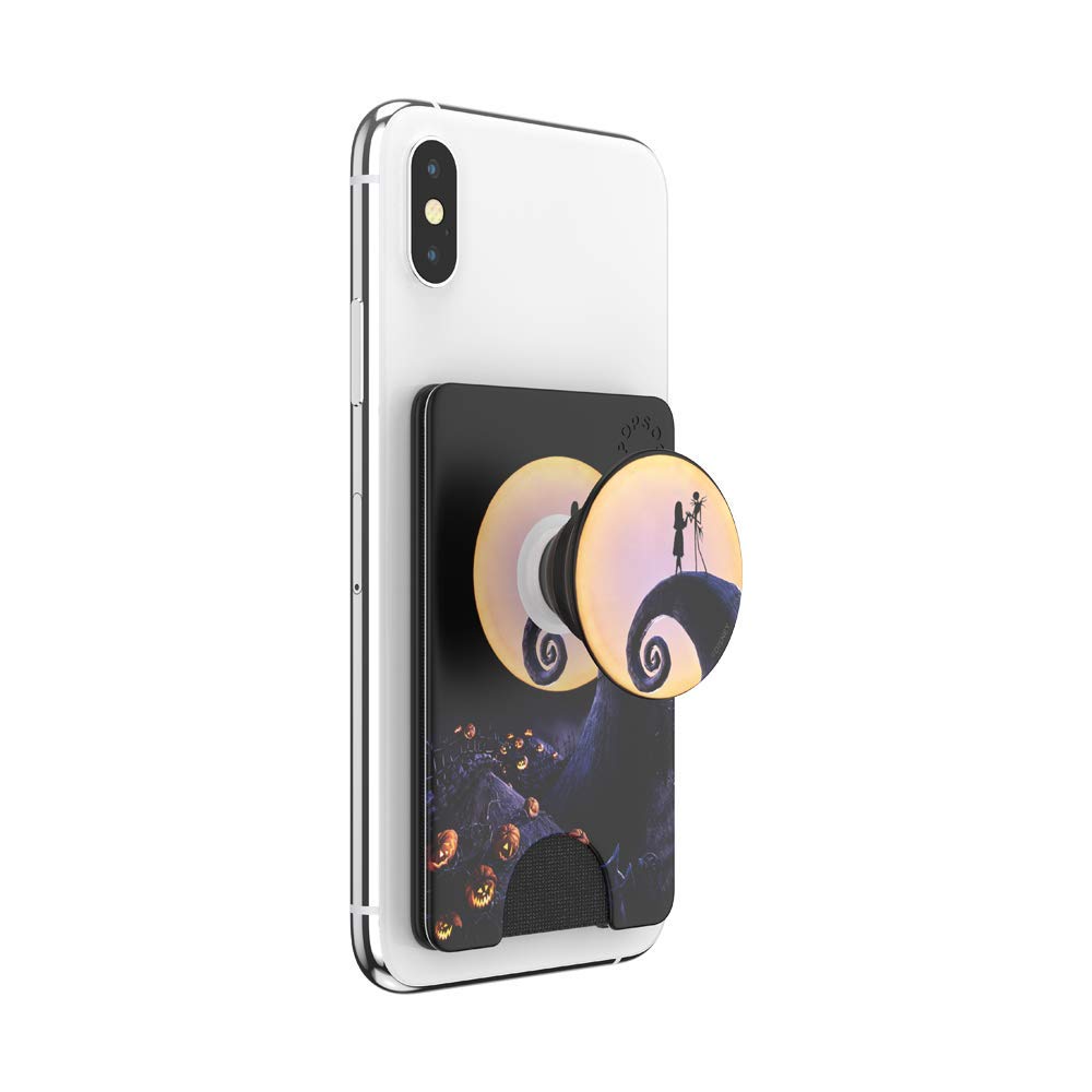 PopSockets - Portafoglio per telefono con impugnatura espandibile, porta carte di credito, compatibile con ricarica wireless, Disney - Mickey Brunch