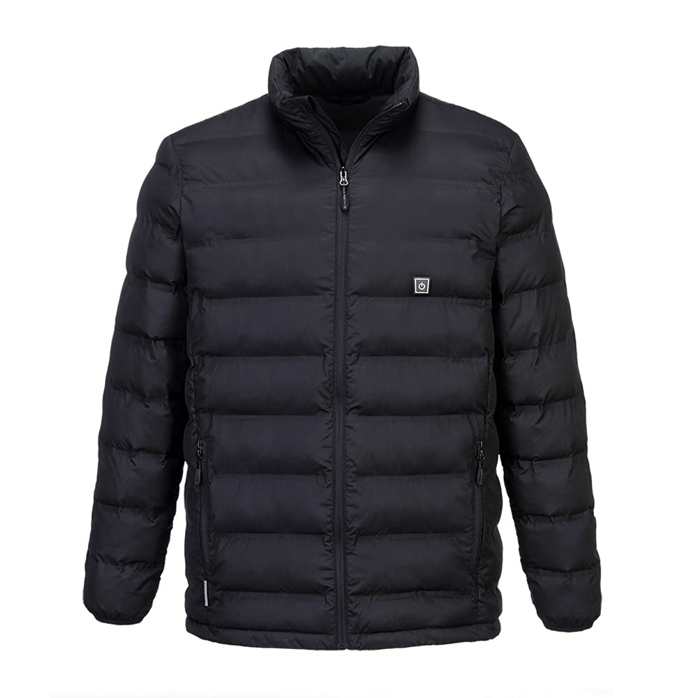 Veste chauffante Portwest isolation sans couture doudoune noire L