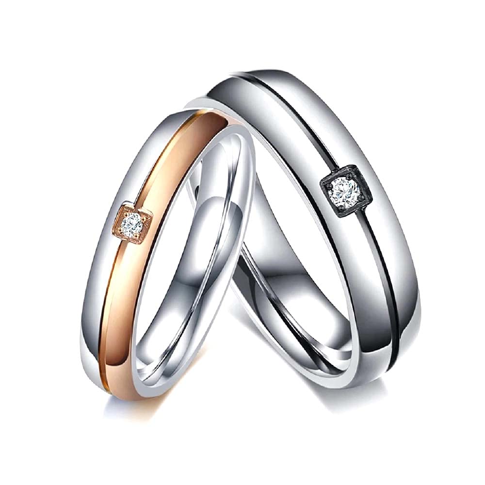 See full amazon price history chart for University Trendz Double Tone Shade Silver Titanium Plated Alloy Crystal Solitaire Couple Ring for Men and Women University Trendz Double Tone Shade Silver Titanium Plated Alloy Crystal Solitaire Couple Ring for Men and Women (B093LHZ94L) Amazon Price History, Amazon Price Tracker