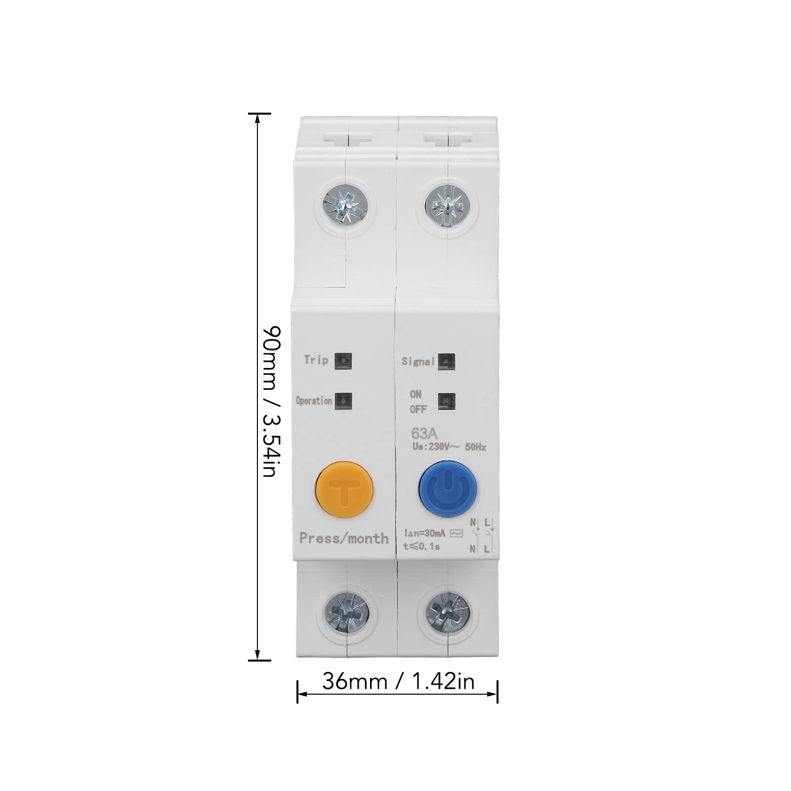 Garosa Relé Temporizador 2P AC 230V Control Remoto Controlador de Interruptor de Sincronización con Aplicación Automatización del Hogar Inteligente Retardo de Tiempo de Apagado para