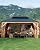 GarveeLife Hardtop Wood Gazebo 10'x12' for All Weather, with Double Metal Roof, Heavy Duty Wooden Frame, Net, and Curtain, Permanent Building for Patio, Deck, Backyard, Lawn, and Garden, Khaki
