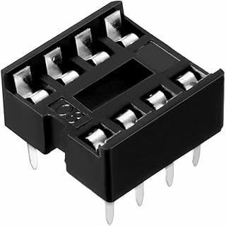 Tool parts 20pcs 7.6mm Row Pitch 2 Row 8 Flat Pins Soldering DIP IC Chip Socket Adaptor