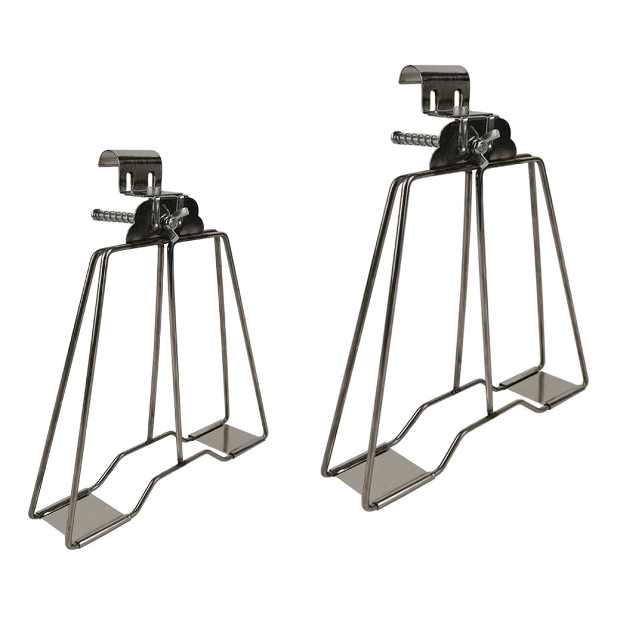 Holibanna 2pcs Bbq Clamps Hook Roast Clips for Chicken Oven Fittings for Grilling Outdoor Picnics and Bbqs Easy to Clean Heat Distribution