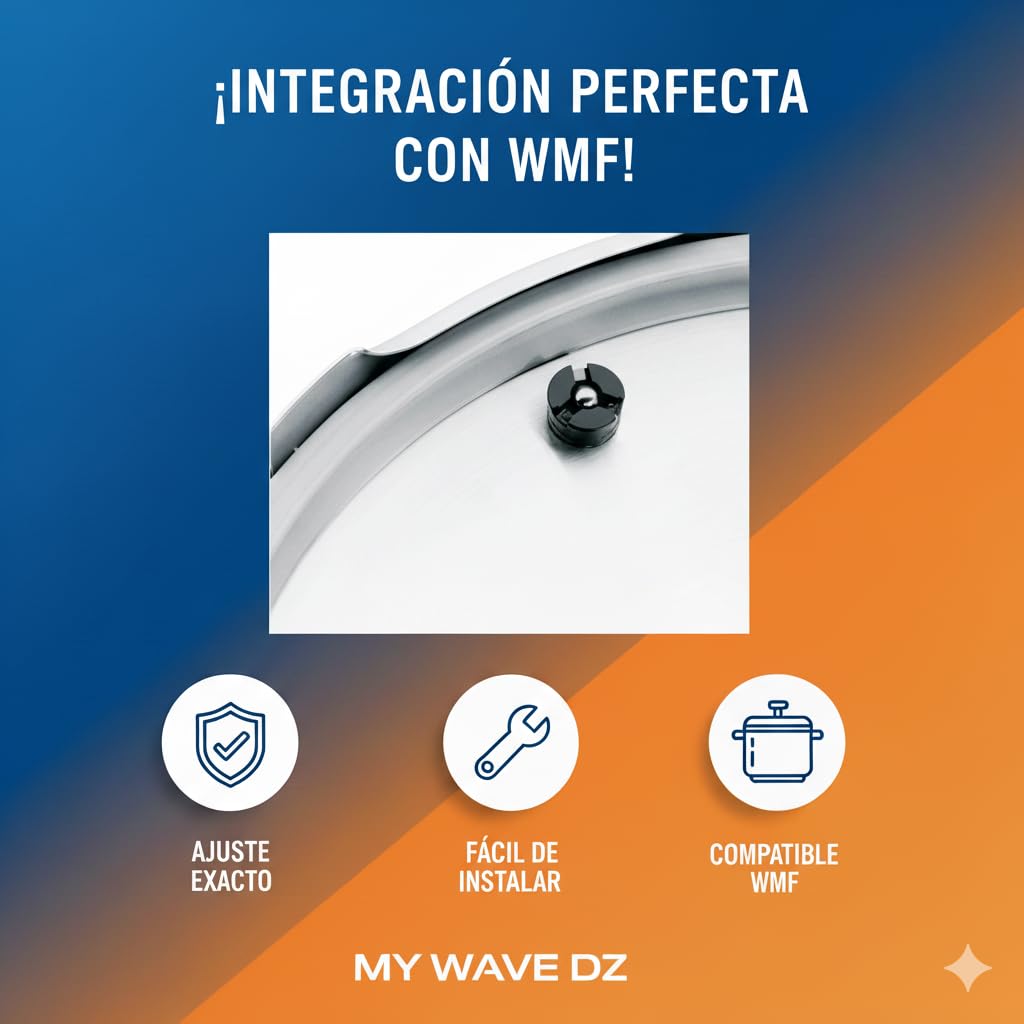 Válvulas de Seguridad Olla a Presión WMF Perfect y Perfect Plus Compatible Pack 2