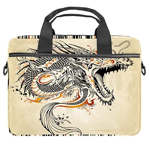 Sacoche ordinateur 14.5 pouces fine anti-rayures motif dragon