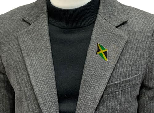 Image of vmcoatdu 1inch Country Flag Pin Badge International Travel Brooch Metal Alloy Souvenir Pin