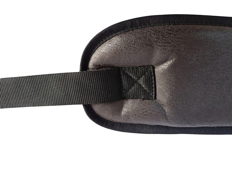 Generisch Steirische Harmonika Akkordeon Hüftgurt Tragesystem Alcantara Dunkelbraun – Ergonomischer Hüftgurt für Harmonika & Akkordeon – Verstellbar, bequem, stabil, hochwertiges Alcantara-Material
