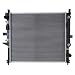 Prime Choice Auto Parts RK809 New Complete Aluminum Radiator