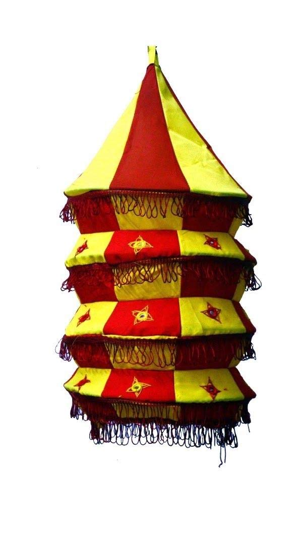 Ayushka crafts Wall hangings (Cloth Jhumar)-image-17