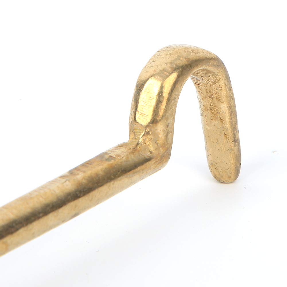 Loquet De Fenêtre Vintage En Laiton Antique Oumefar - Crochet De Sécurité Couleur Bronze - 17 Cm - Pour Toit, Porte, Atelier