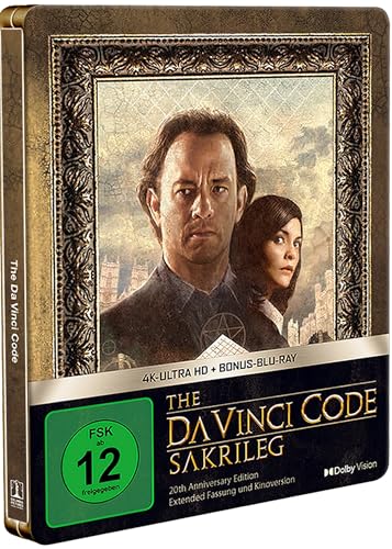 The Da Vinci Code: Sakrileg – 4K Steelbook (2 x UHD + Bonus Blu-ray Disc)