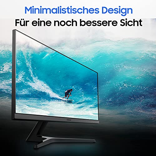 Samsung FHD Monitor S24R35AFHU, 24 Zoll, VA-Panel, Full-HD Auflösung, AMD FreeSync, Reaktionszeit 5 ms, Bildwiederholrate 75 Hz, Dunkelblau/Grau – Bild 6
