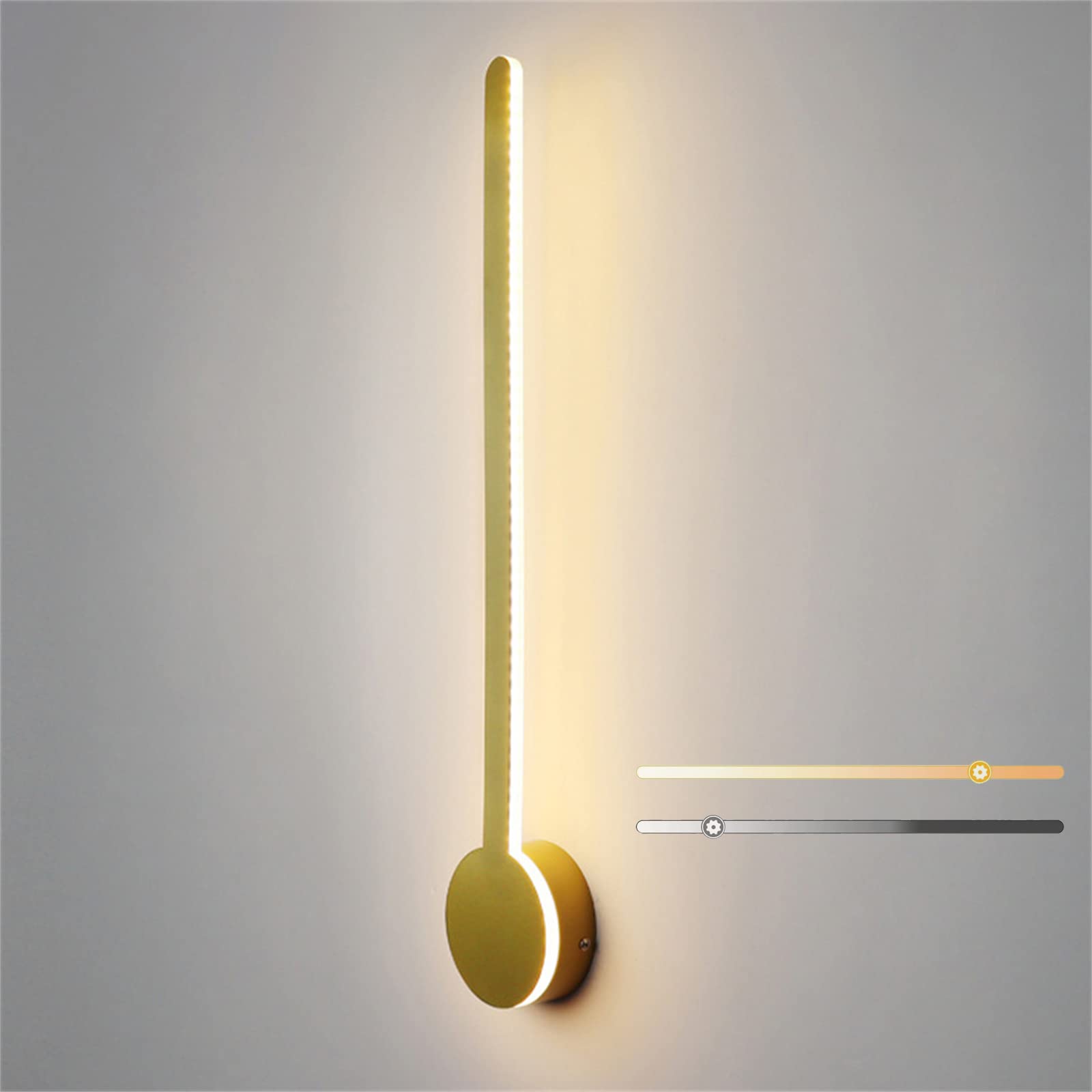 Barra Lámpara de Pared Pasillo Escalera Apliques de Pared Interior LED Regulable 8