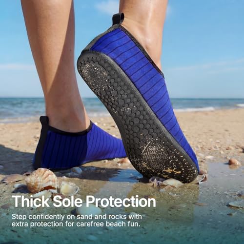 Image of Water Shoes for Women Men Quick-Dry Aqua Socks Swim Beach Outfits Barefoot | Yoga Exercise Wear Sport Accessories Pool Camping Must Haves River Hiking Youth Adult