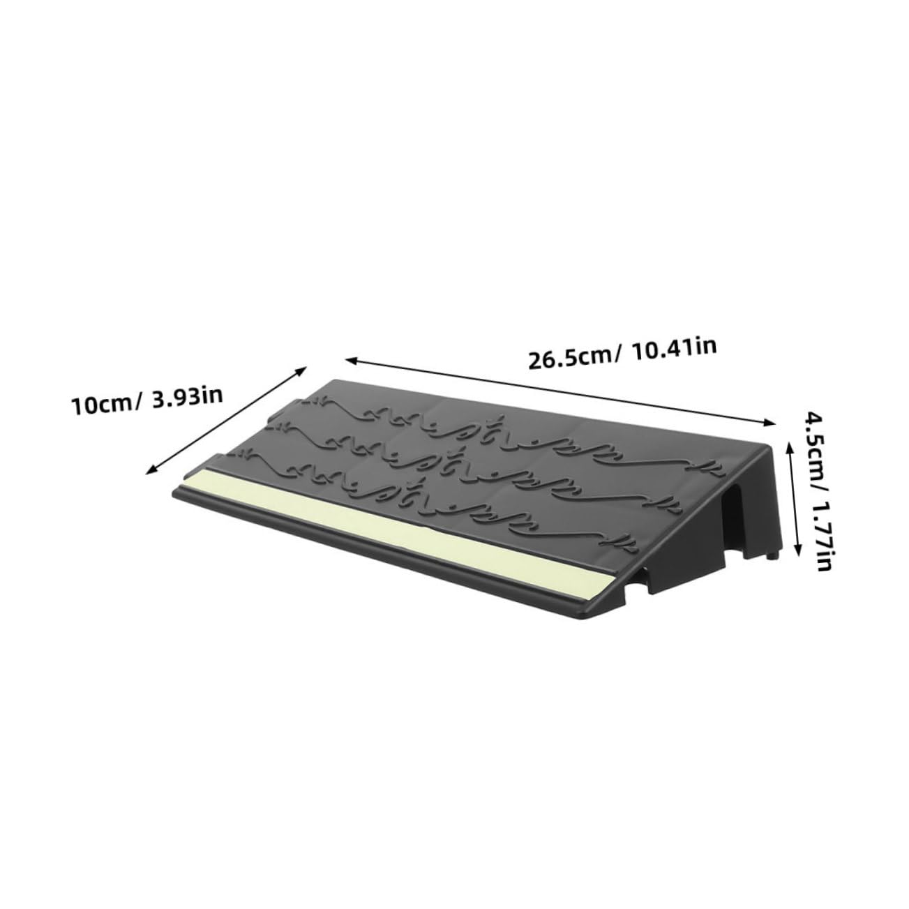 MAGICLULU 2 Pack Glow-in-The-Dark Climbing Mat Universal Wheelchair Ramps for Robotic Cleaners Doorways Indoor Steps