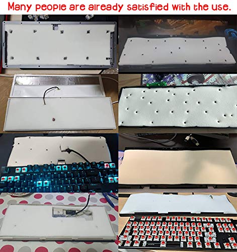 GOKA keyboard bottom echo noise absorption soundproofing memory-foam for Cherry MX Custom Mechanical Keyboard