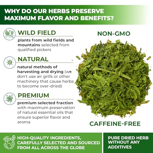 Image of 1.8 oz. Lemon Verbena Herbal Tea (Aloysia Citrodora) - 51g Dried Lemon Verbena Herb Tea Cedron