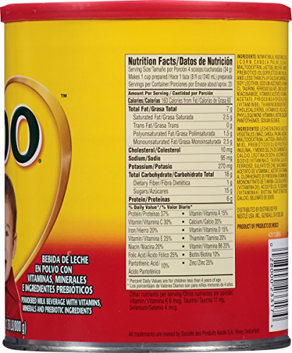 NESTLE NIDO Kinder 1+ Powdered Milk Beverage 1.76 lb. Canister