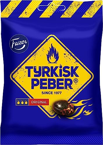 Fazer Tyrkisk Peber Original Hot Salmiak & Pepper Candy (150g)