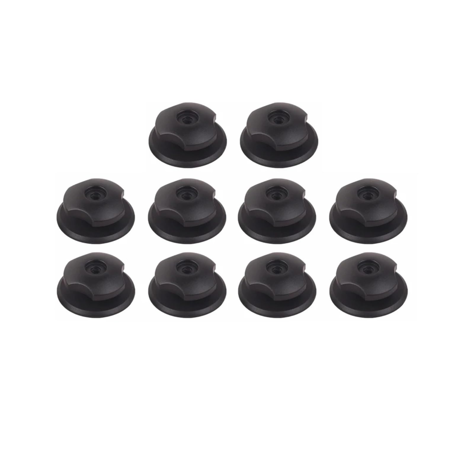 KXFVYNE Car Trunk Hooks Organizer Back Rear Cargo Mounting Luggage Net Fixing Fastener Hooker with Screw Adhesive Tape Kit(10pcs)