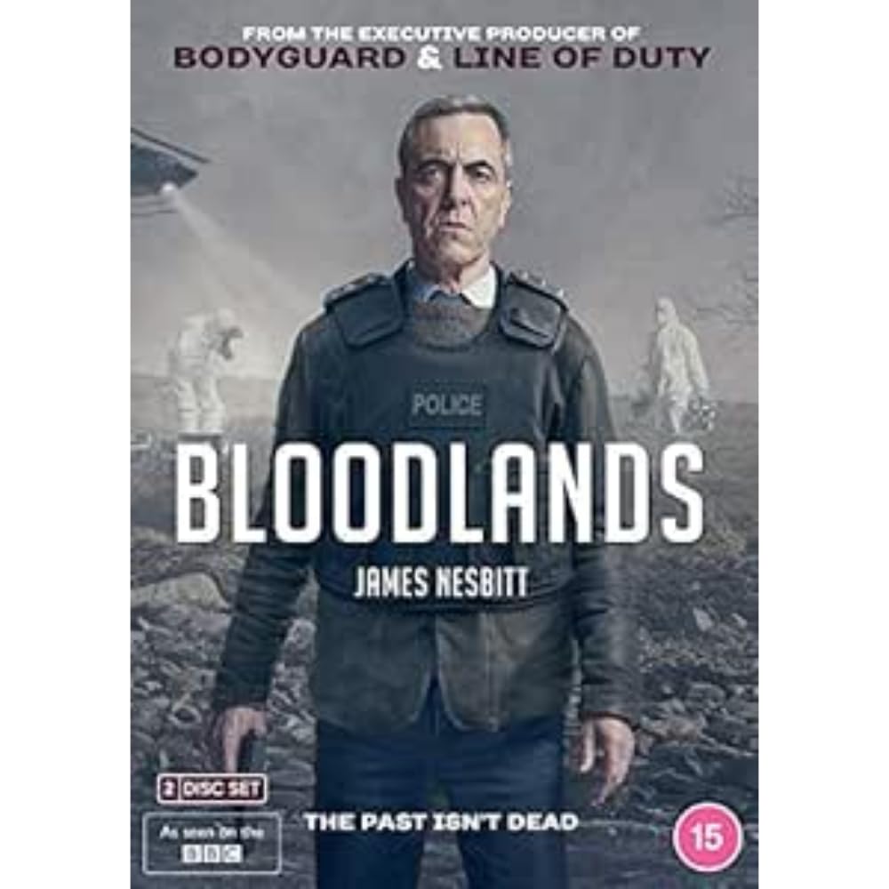 Bloodlands DVD (2021) James Nesbitt cert 15 2 discs VGC NI police detective