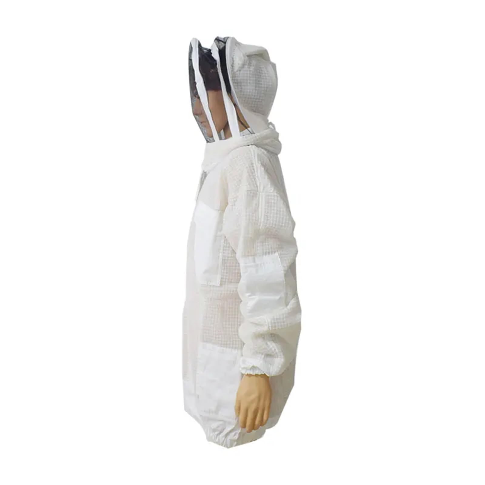 Traje de apicultor Profesional Traje de apicultura 3 capas con ventilación. Ropa ventilada(XXL)
