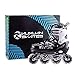 Kuxuan Skates Adjustable Inline Skates for Kids and Youth with Full Light Up Wheels Outdoor Fun Illuminating Skates for Girls and Boys