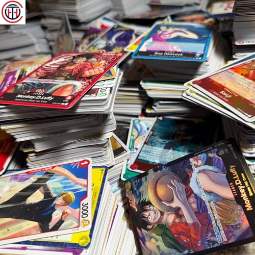 One Piece Cards Booster Box, 100 Cards + 7 Free Bonus Foils