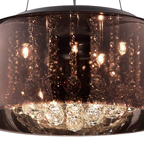 Pendente Bella Iluminação Soho Cobre/ Cromado/ Transparente