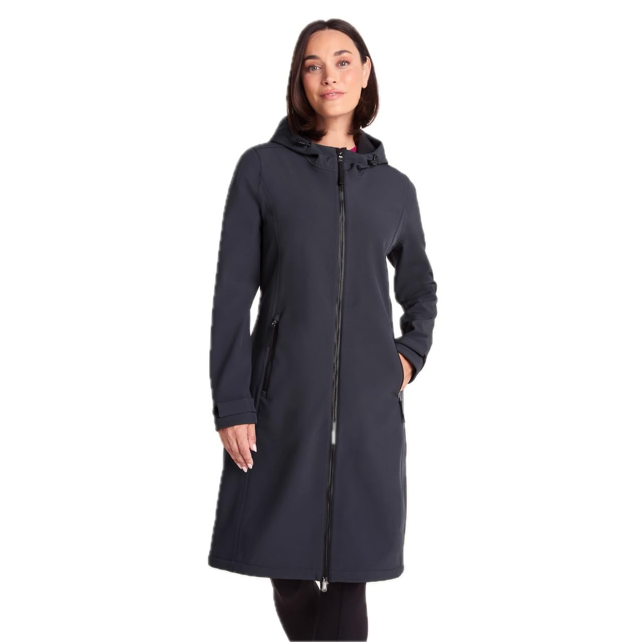TOG24 Womens Waterproof Softshell Coat & Jacket. 8K Waterproof Protection, Breathable & Windproof. Toggle Adjusters On Hood Opening, & Microfleece Bonded To The Inside For Maximum Warmth & Comfort