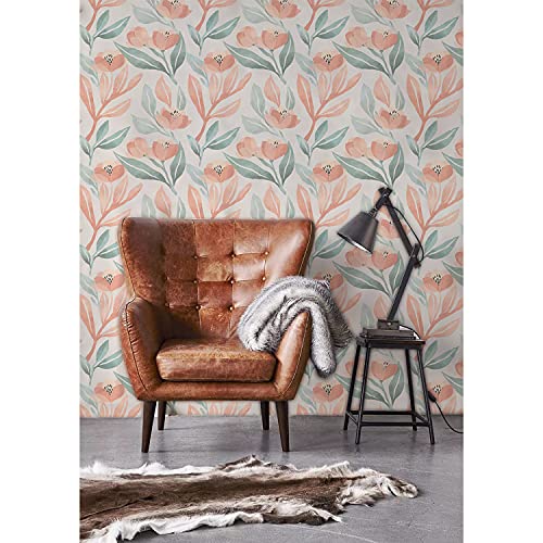 Papier peint de qualité supérieure illustration fleurs de pêche