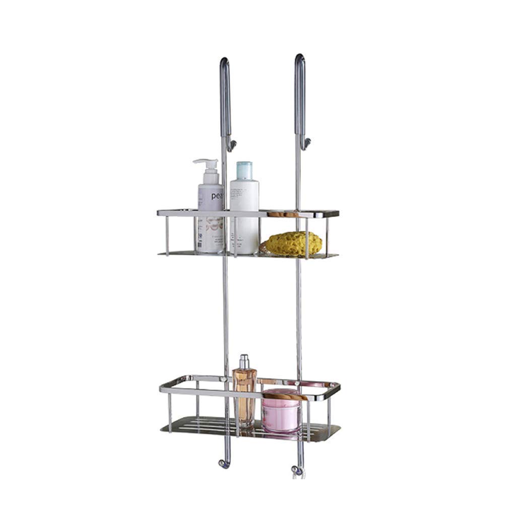 ngddf2haa Over The Shower Door Shower Caddy Organizer Metal Bathroom Tub Shower Storage Organizer Center with 2 Hokks