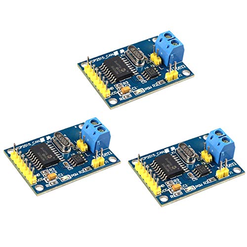 HALJIA 3PCS MCP2515 CAN Bus Module TJA1050 Receiver SPI Module Compatible with Arduino Raspberry Pi 51 ARM AVR DIY etc.