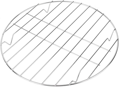 Miniatura 6 de KJHBV Estufa de cocina al aire libre Pan de pollo Olla de presión de acero Estante de vapor de metal Estante de vapor de alimentos Estante de