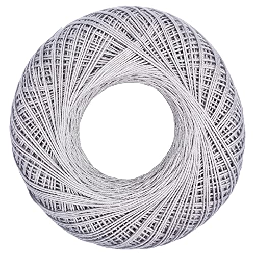 Image of Coats Crochet 154-435 Aunt Lydia's Crochet, Cotton Classic Size 10, Silver
