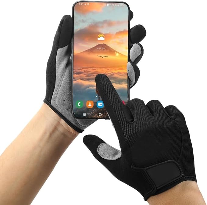 Guantes ciclismo manga completa táctiles MOPFOL negro M miniatura 5