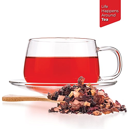 Tealyra - Pina Colada Cocktail Tea - Coconut Hibiscus Fruit Tea - Herbal And Fruity Loose Leaf Tea - Caffeine-Free - Hot & Iced Tea - Vitamines Rich - Healthy - All Natural - 110G (4-Ounce) #TOP2