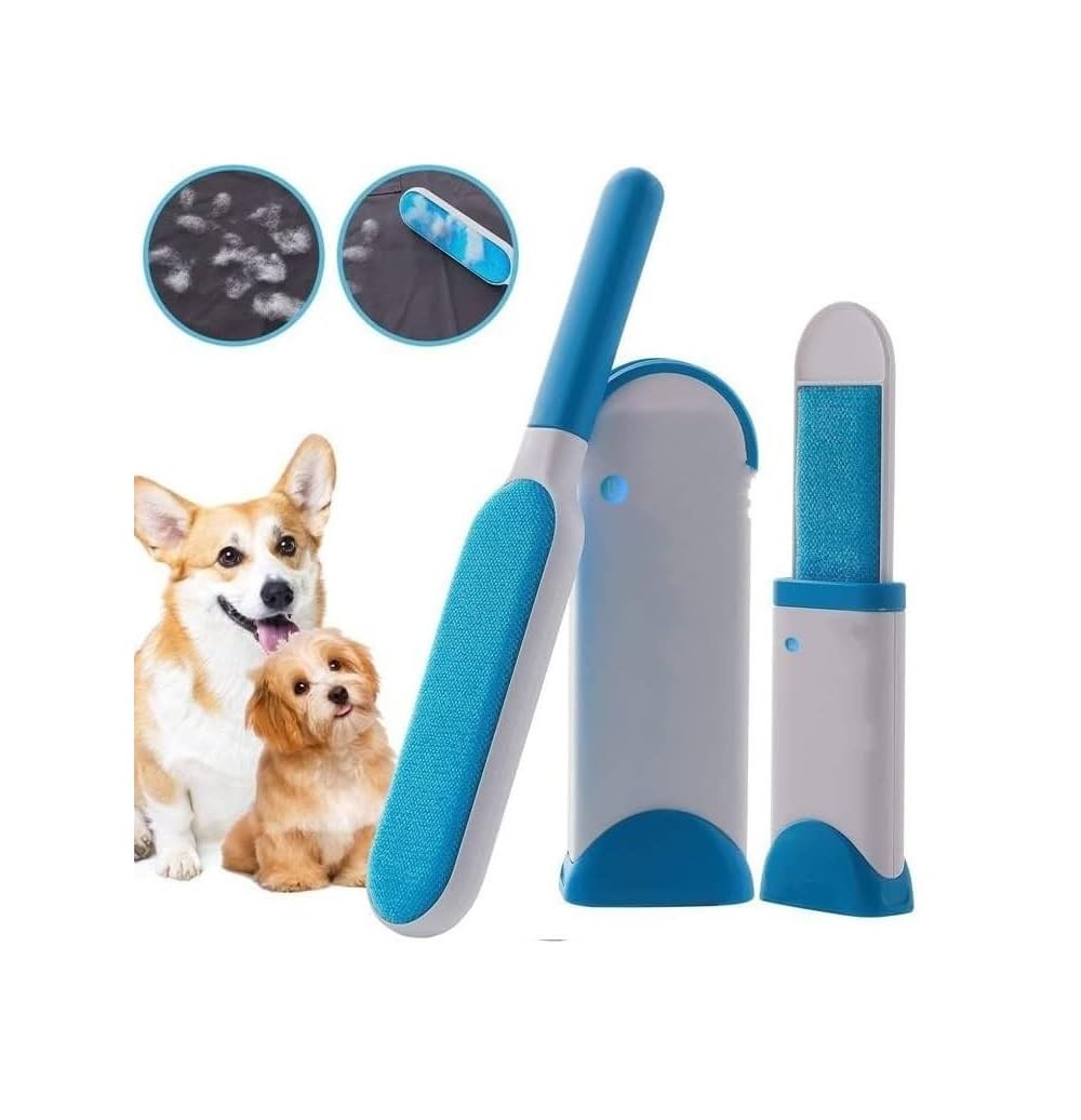 Pet Hair Remover Brush - Sided Lint Brush with Self - Cleaning Base Lint Brush - Fur & Lint Removal for Clothes Furniture Car Seat Couch Remover Magic Clean Clothing,Furniture (Multicoloured) (B0CJY863P1) Amazon Price History, Amazon Price Tracker