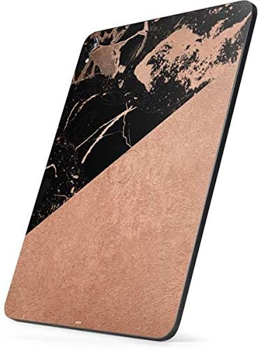 Skinit Decal Tablet skin compatible with iPad Pro 12.9in (2020) - Officially Licensed Black and Rose Gold Marble Split Design