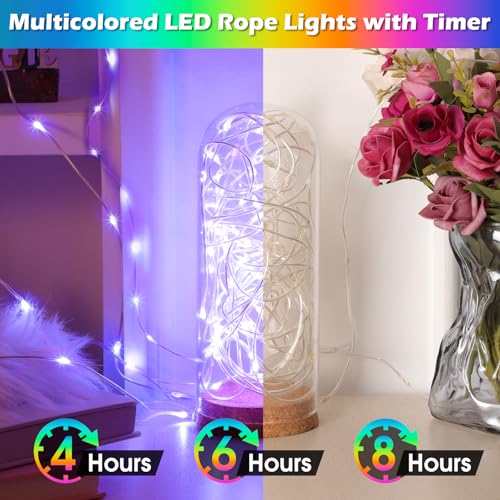 Mlambert USTX-RGB-CCR01-1 99Ft Rope Lights Outdoor, 18 Colors 300 Leds 7 Modes Rgb Fairy String Light With Remote & Timer, Multicolor Halloween Christmas Twinkle Light thumb #5